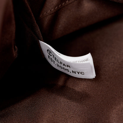 Telfar Vegan Leather Large Shopping Bag Chocolate 8 of 11