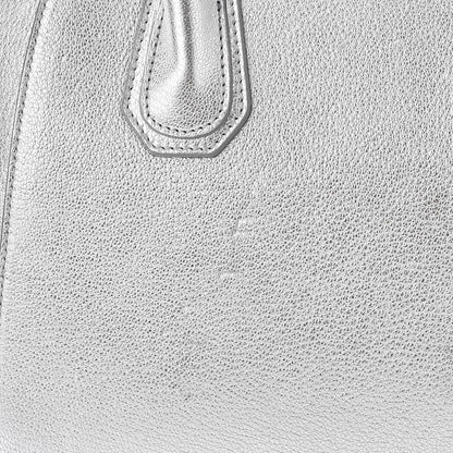 Givenchy Metallic Sugar Goatskin Small Antigona Silver 9 of 10