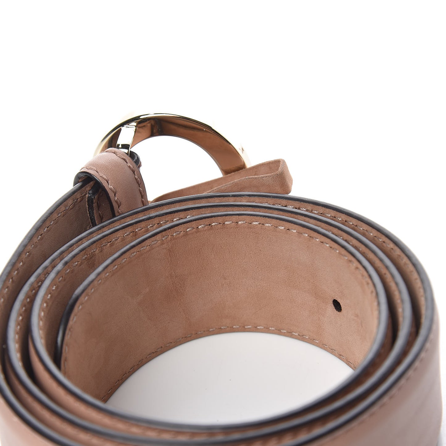 Calfskin G Belt 80 32 Rose Beige