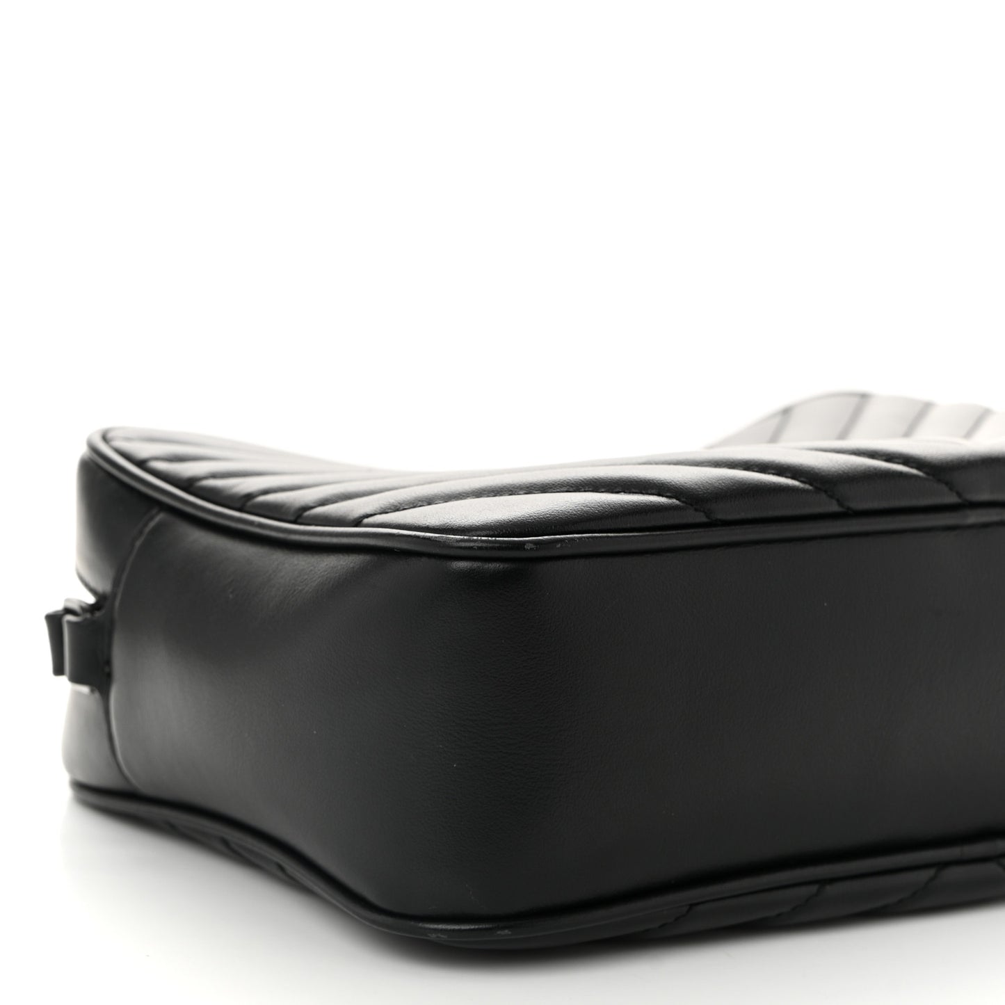 Calfskin Matelasse Monogram Monochrome Lou Camera Bag Black