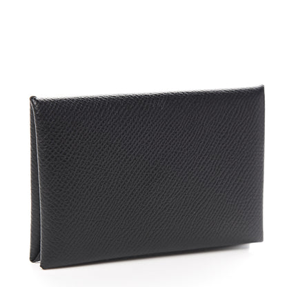 Hermes Epsom Calvi Pouch Black 2 of 5