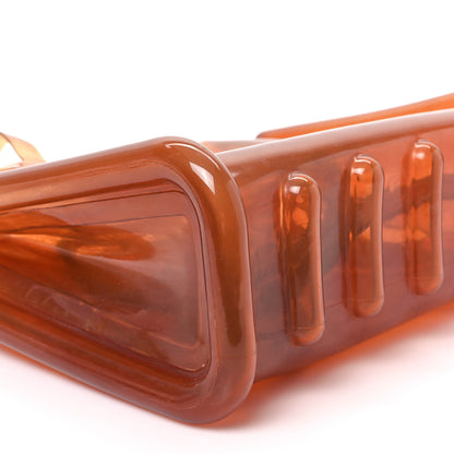 Telfar x MELISSA Jelly Medium Shopping Bag Clear Brown 8 of 11