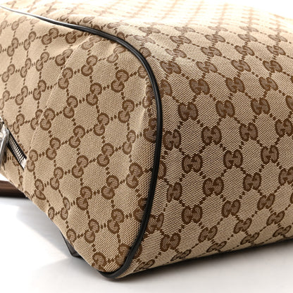 Gucci Monogram Travel Backpack Dark Brown 9 of 10