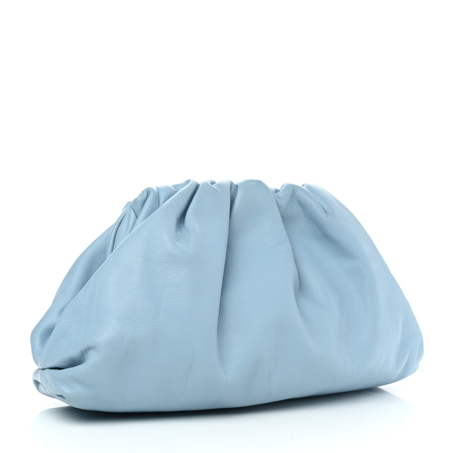 Smooth Butter Calf The Pouch Oversized Clutch Ice