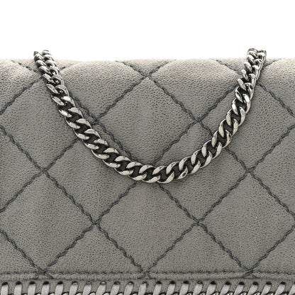 Stella McCartney Shaggy Deer Quilted Falabella Grey 8 of 11