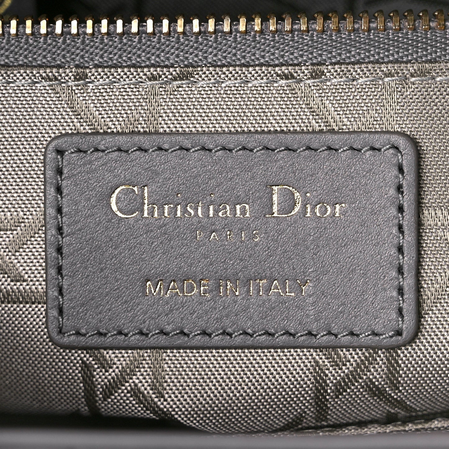 Lambskin Cannage Small My ABCDior Lady Dior Grey