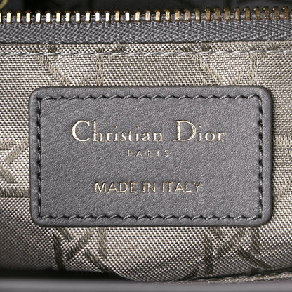 Christian Dior Lambskin Cannage Small My ABCDior Lady Dior Grey 6 of 11