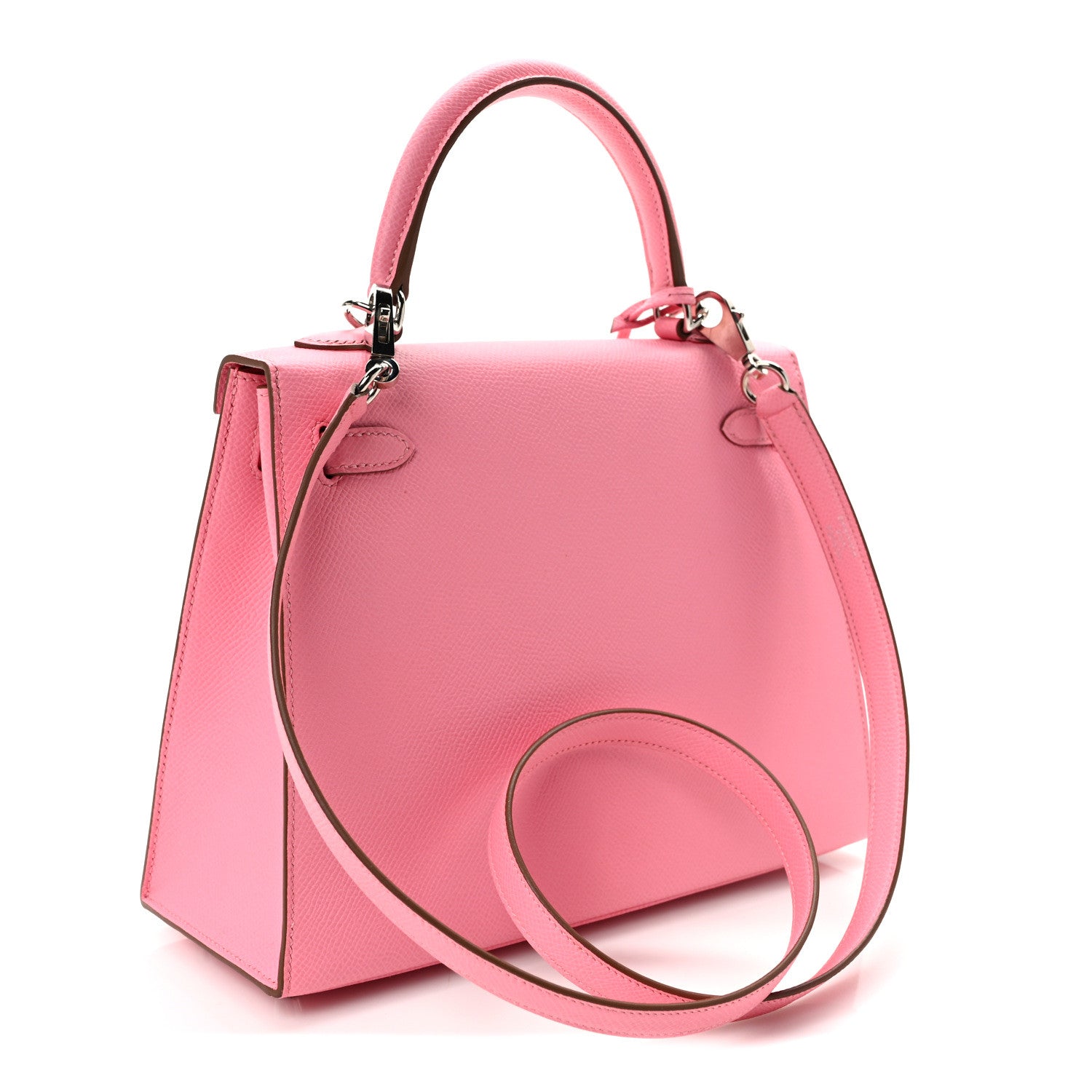 Hermes Epsom Kelly Sellier 25 Rose Confetti 3 of 17