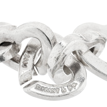 Tiffany Sterling Silver 18K Yellow Gold Heart Links Bracelet 3 of 3