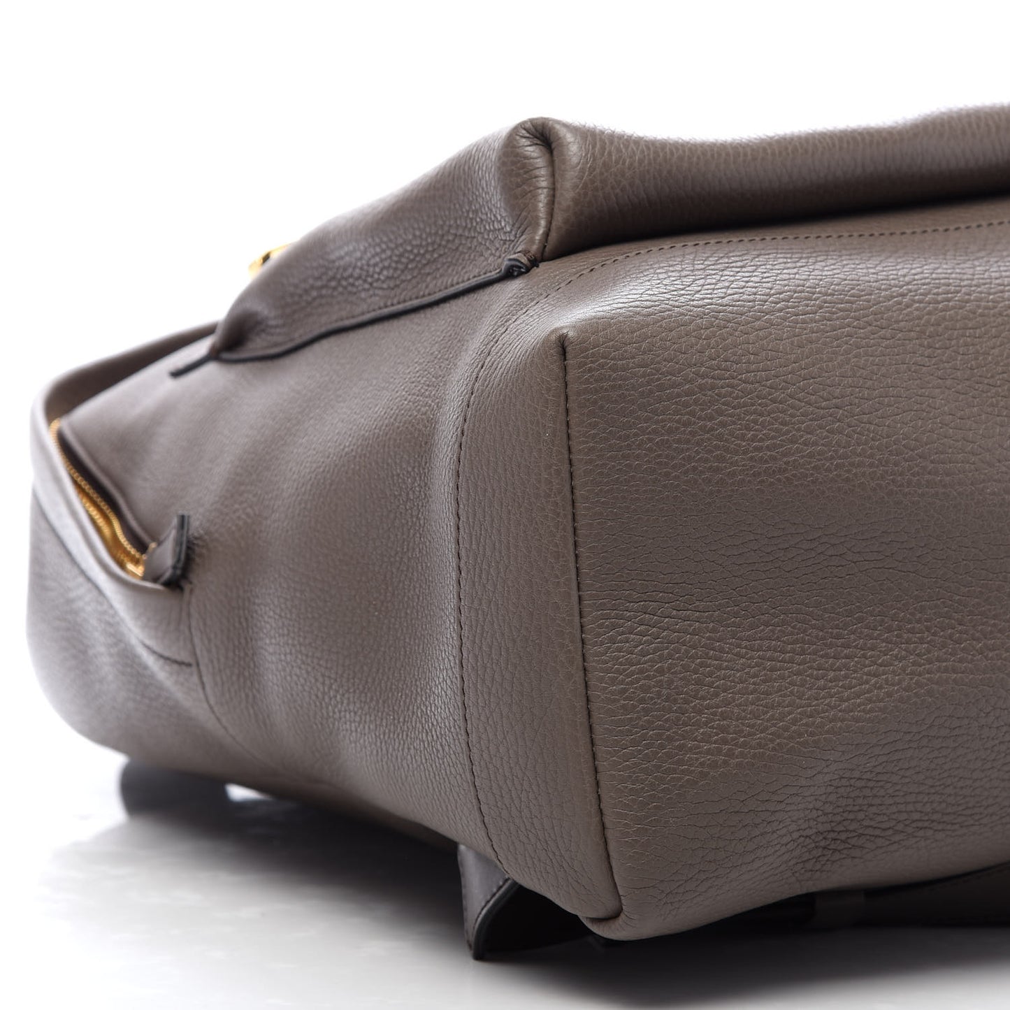 Grained Calfskin Buckley Backpack Taupe