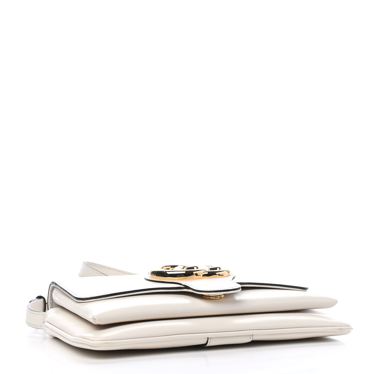 Gucci Calfskin Small Arli Flap Shoulder Bag Mystic White 4 of 9