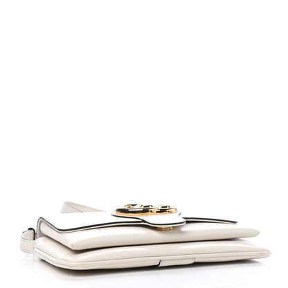 Gucci Calfskin Small Arli Flap Shoulder Bag Mystic White 4 of 9
