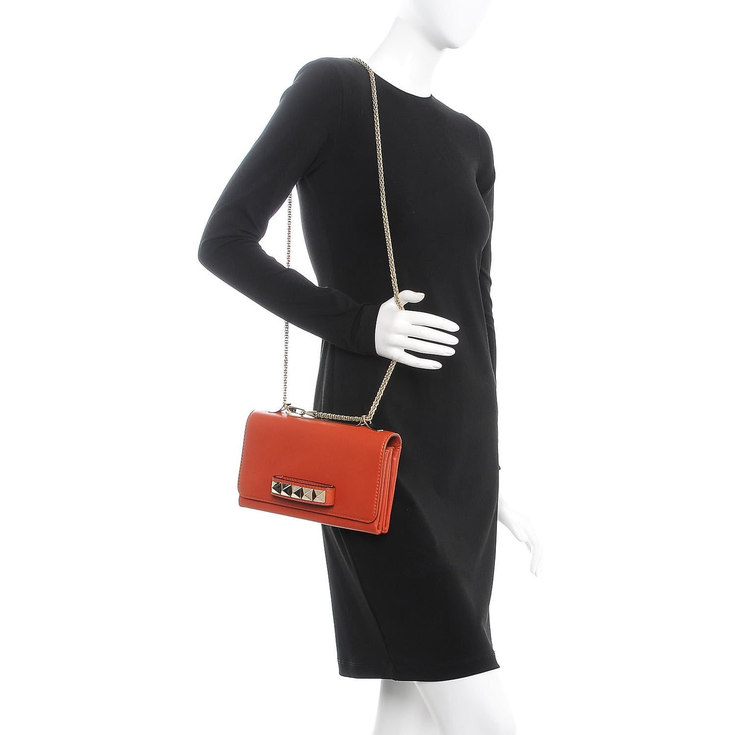 Nappa Va Va Voom Shoulder Bag Orange