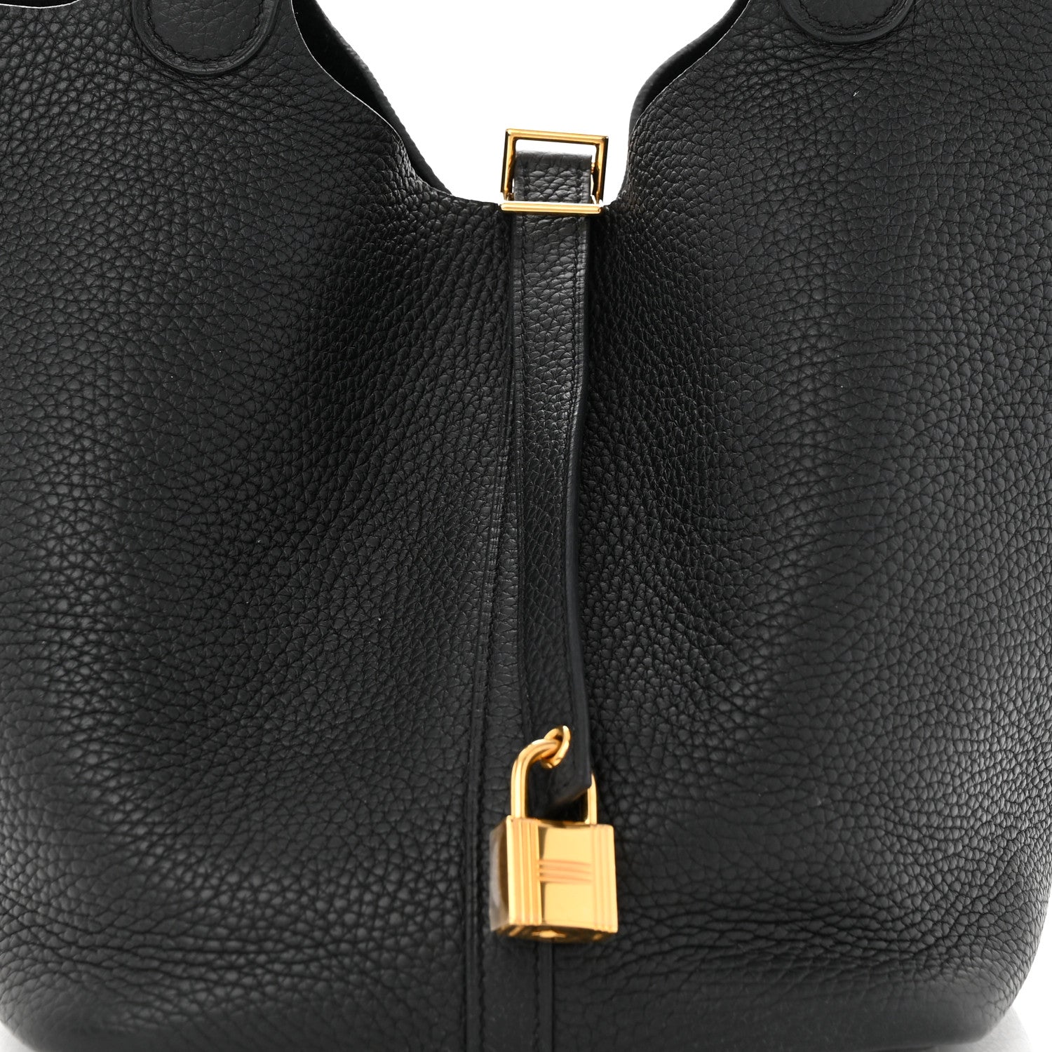 Hermes Taurillon Clemence Picotin Lock 22 MM Black 8 of 14