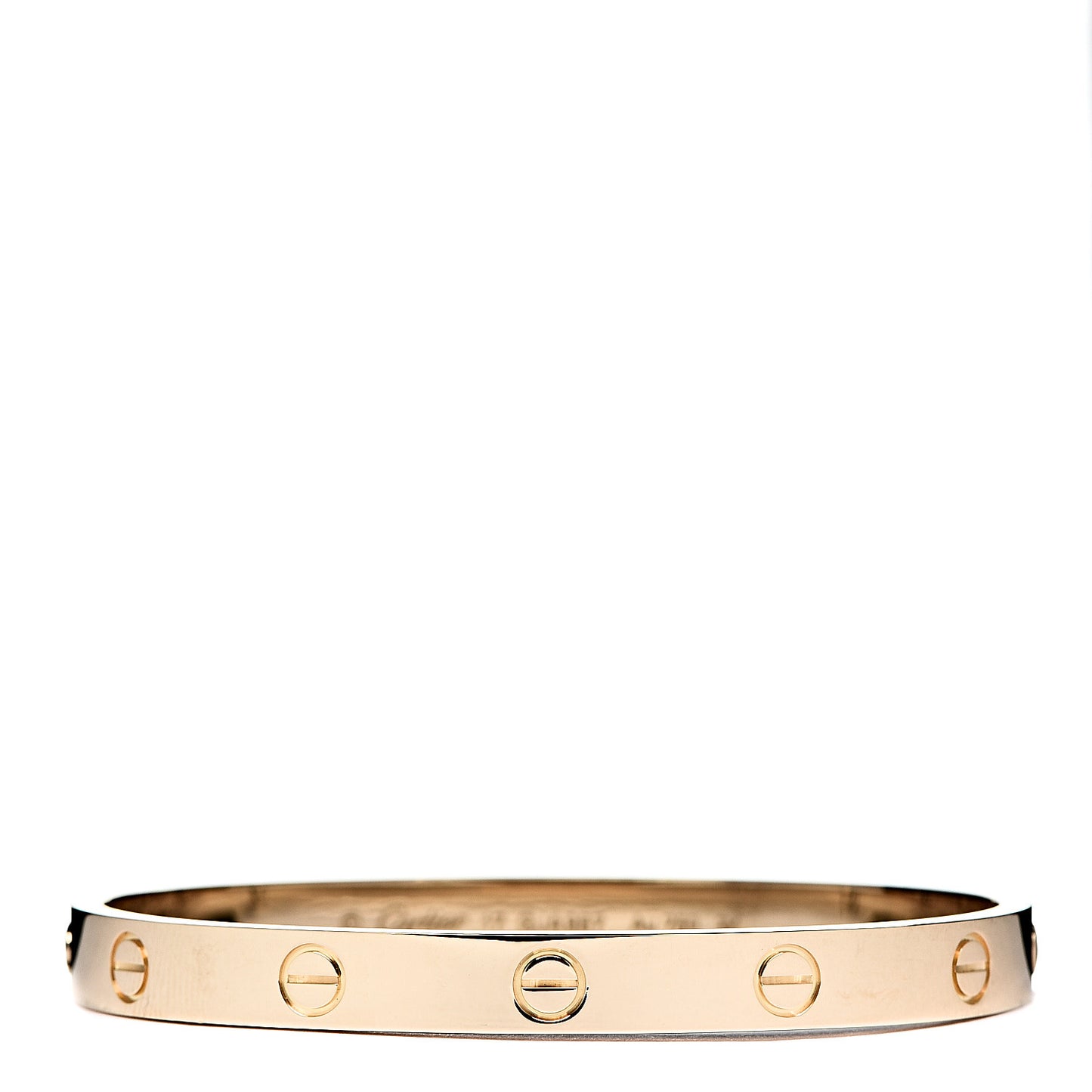 18K Yellow Gold LOVE Bracelet 17