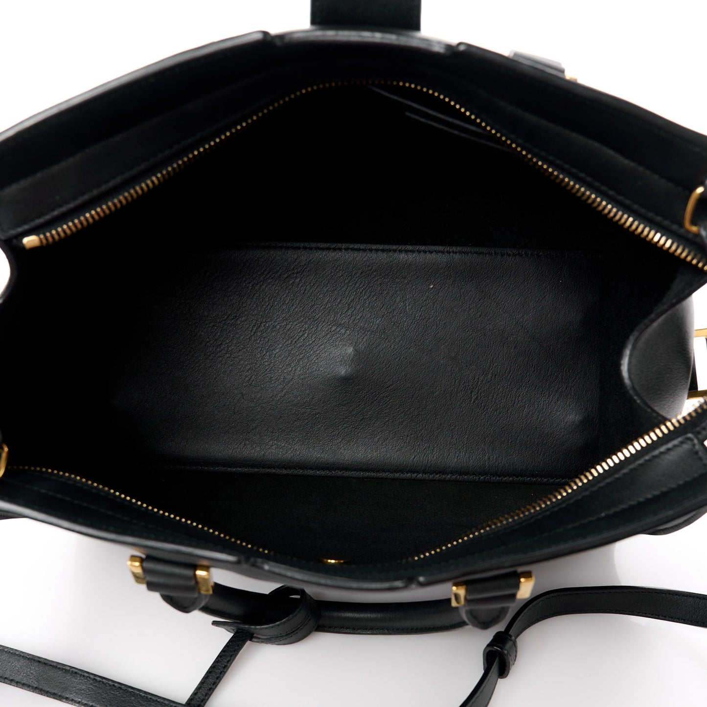 Calfskin Small Classic Y Cabas Black