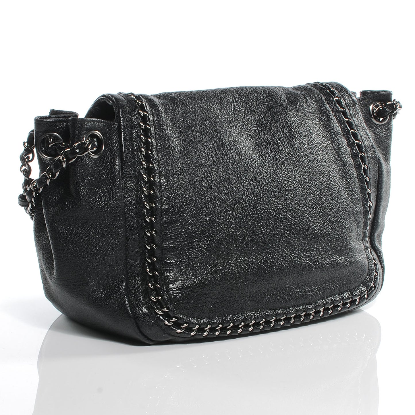 Luxe Ligne Flap Bag Black