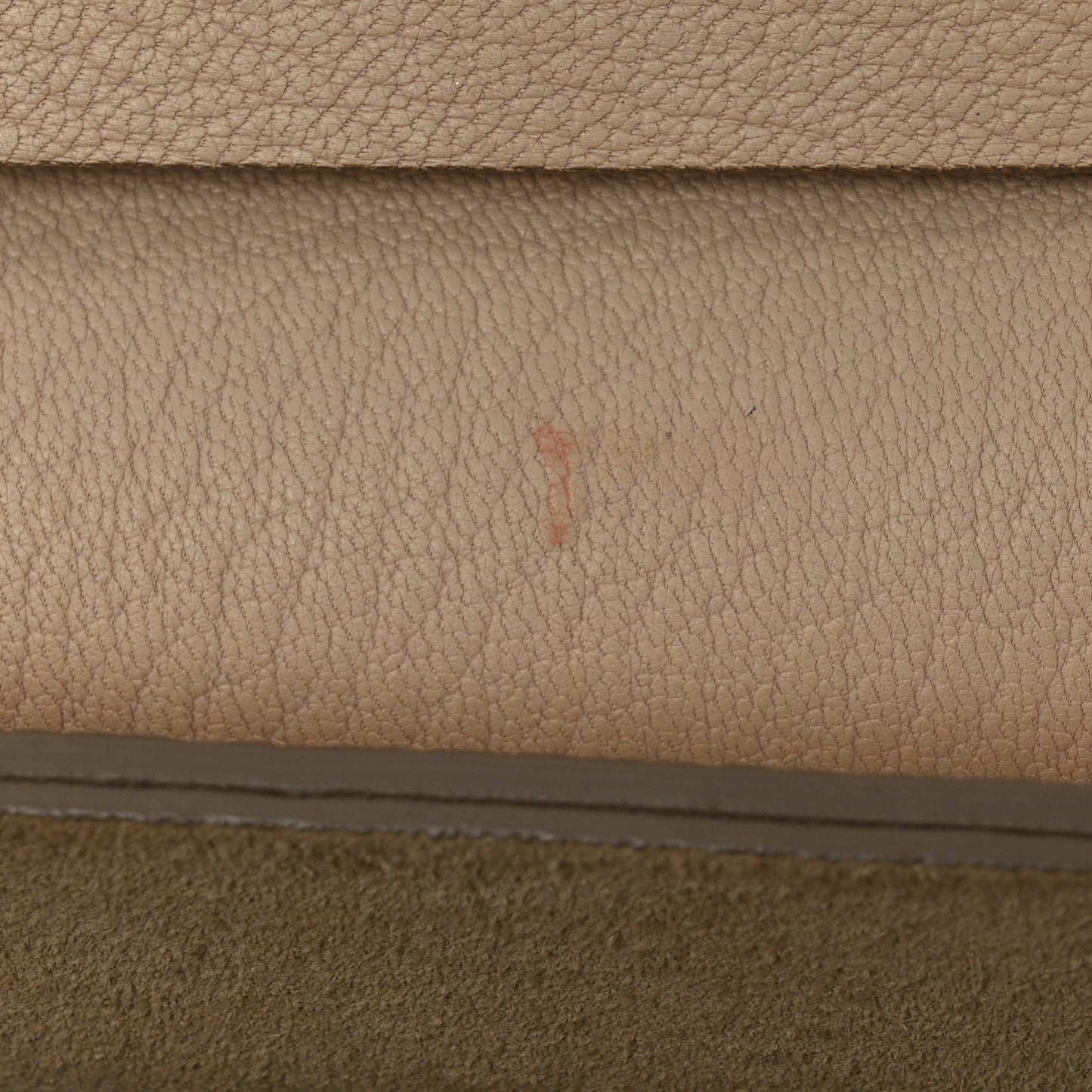 Grained Lambskin Drew Shoulder Bag Motty Grey