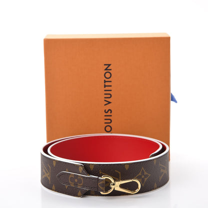 Louis Vuitton Monogram Bandouliere Shoulder Strap Red 9 of 9