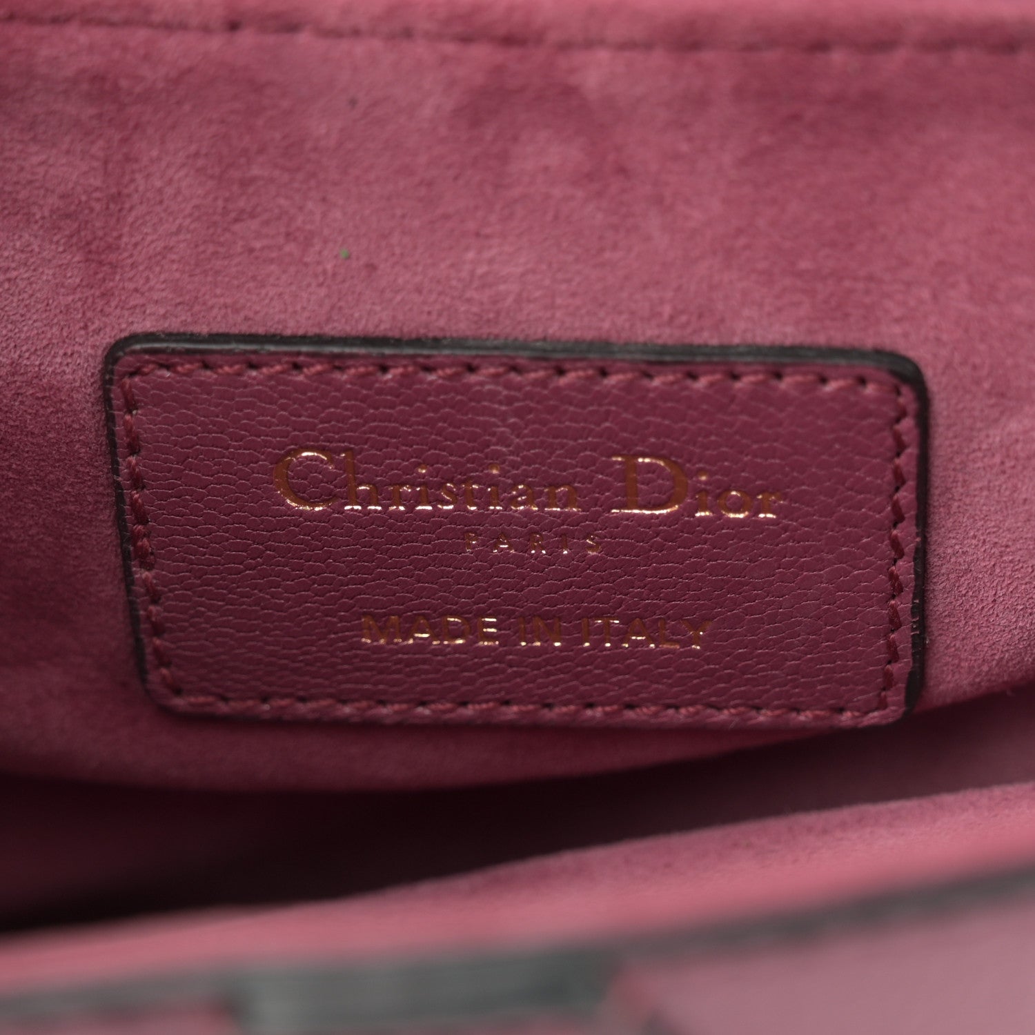 Christian Dior Goatskin Mini Saddle Bag Mallow Rose 6 of 13