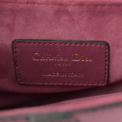Christian Dior Goatskin Mini Saddle Bag Mallow Rose 6 of 13