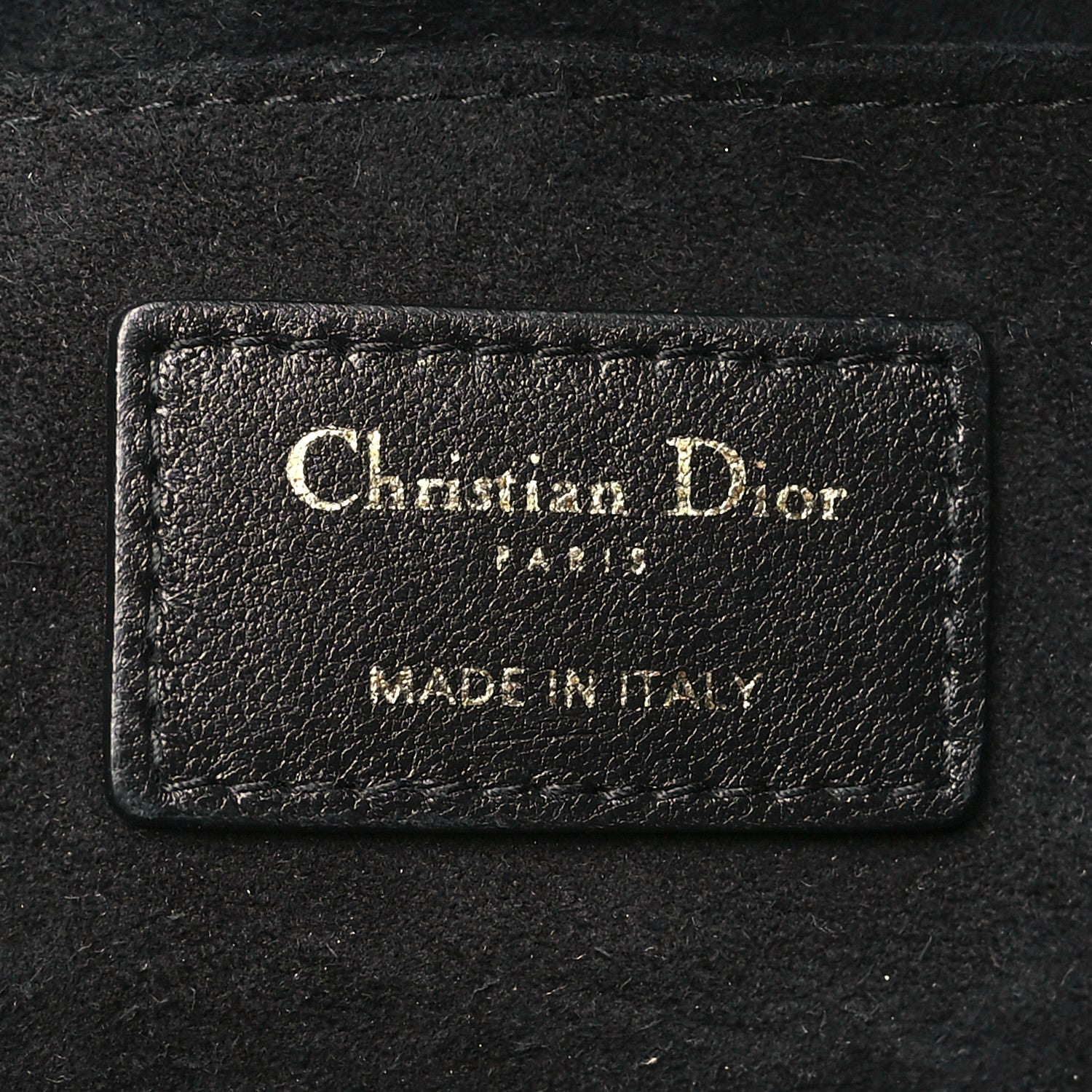 Christian Dior Lambskin Supple Macrocannage Medium Ammi Bag Black 6 of 11