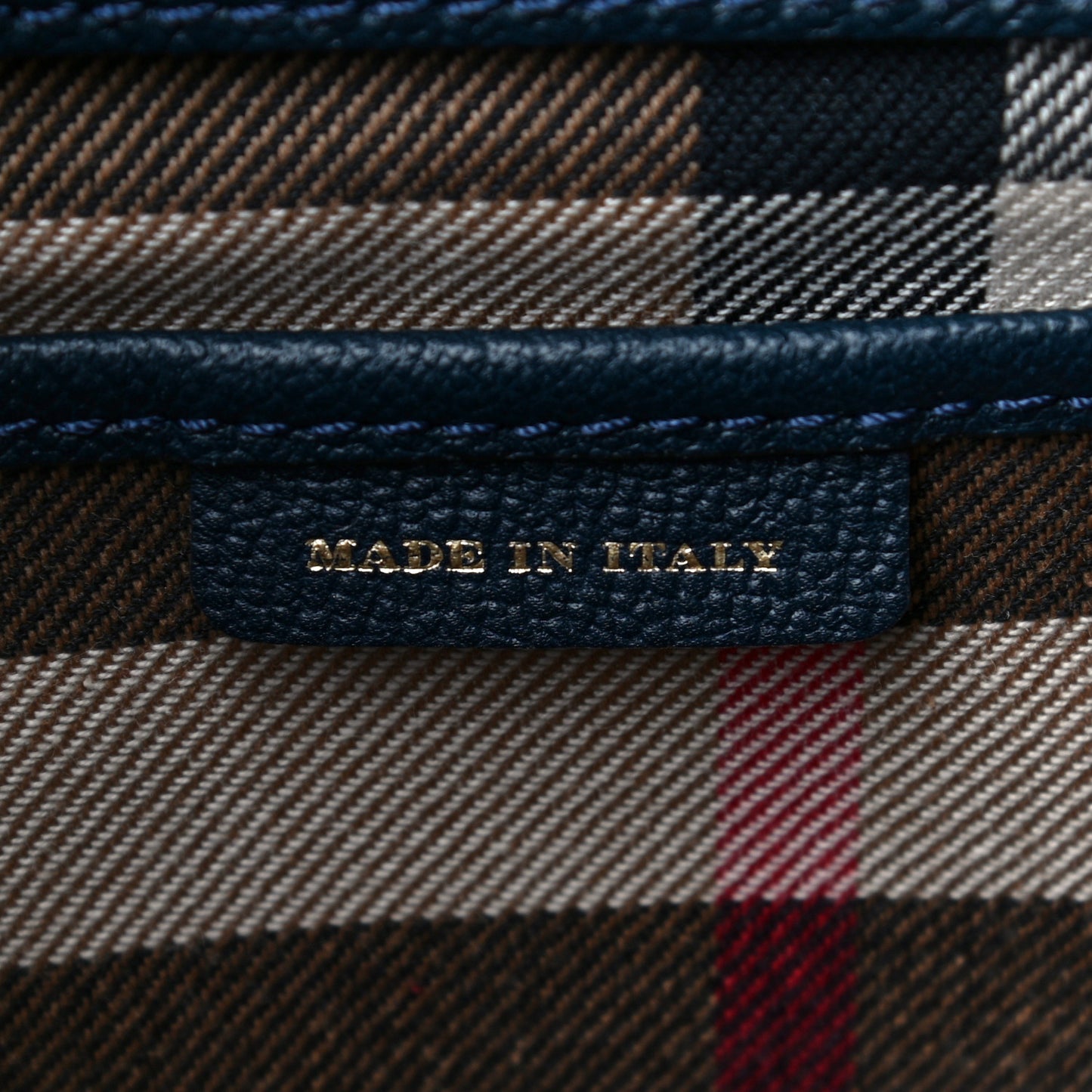 Soft Grain Calfskin Medium Buckle Tote Blue Carbon
