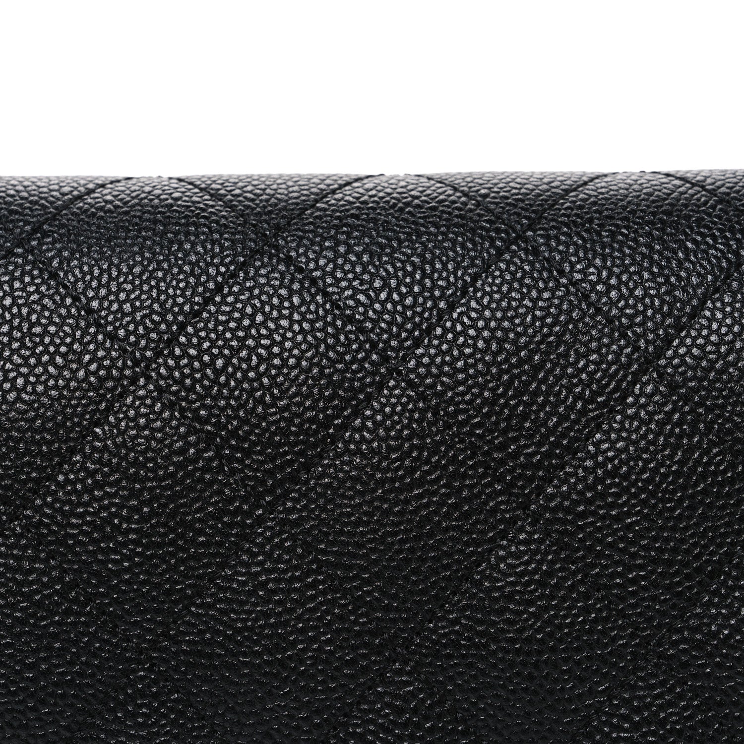 Chanel Caviar Grosgrain Quilted Top Handle CC Flap Black 8 of 10