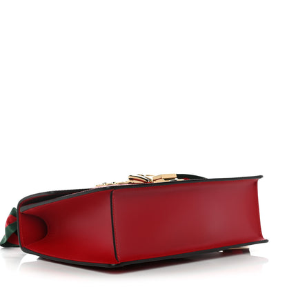 Gucci Calfskin Small Sylvie Shoulder Bag Hibiscus Red 4 of 11