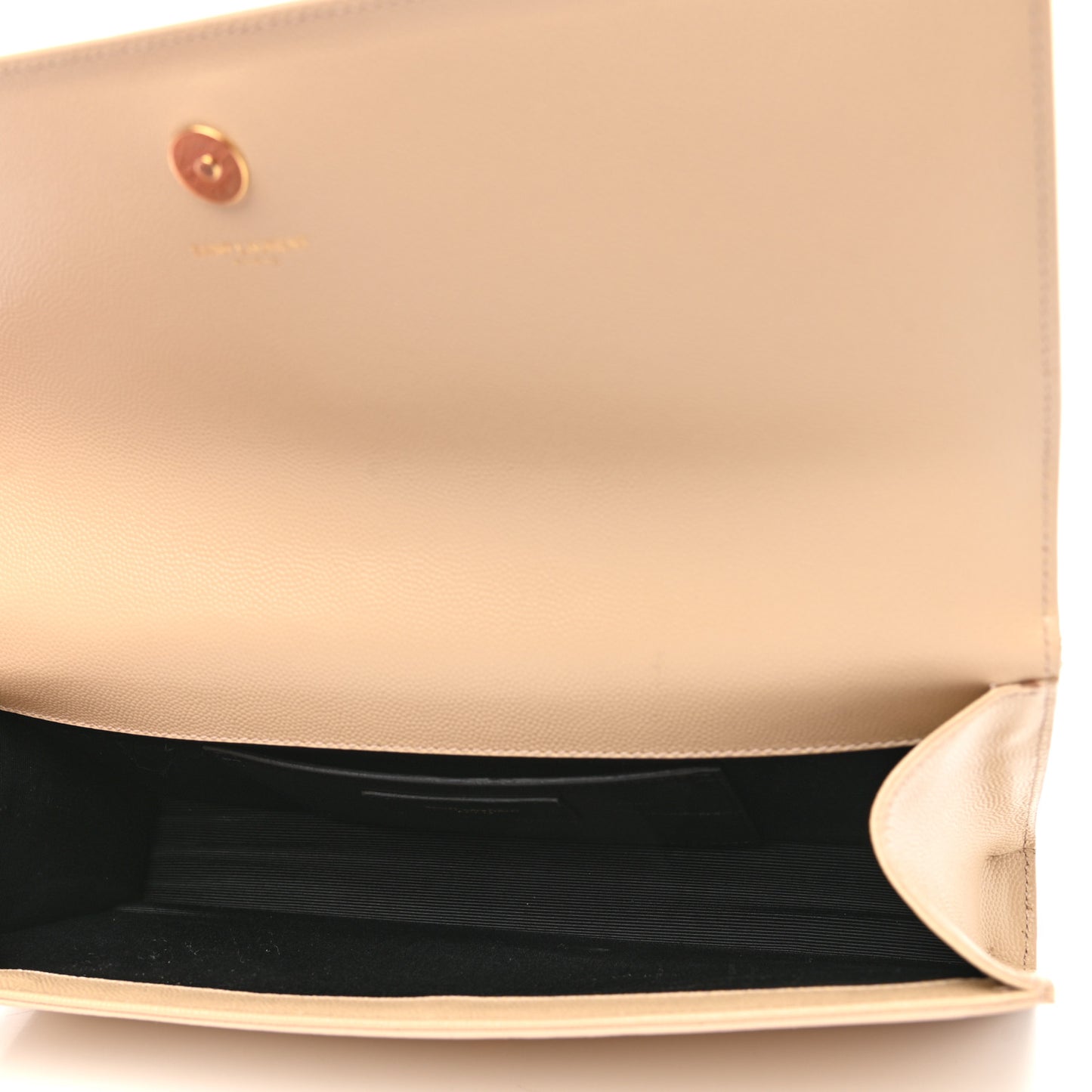 Grain De Poudre Classic Monogram Cassandre Clutch Nude
