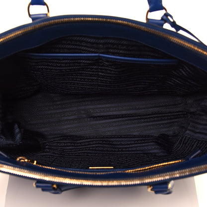 Prada Saffiano Large Galleria Double Zip Tote Bluette 7 of 32