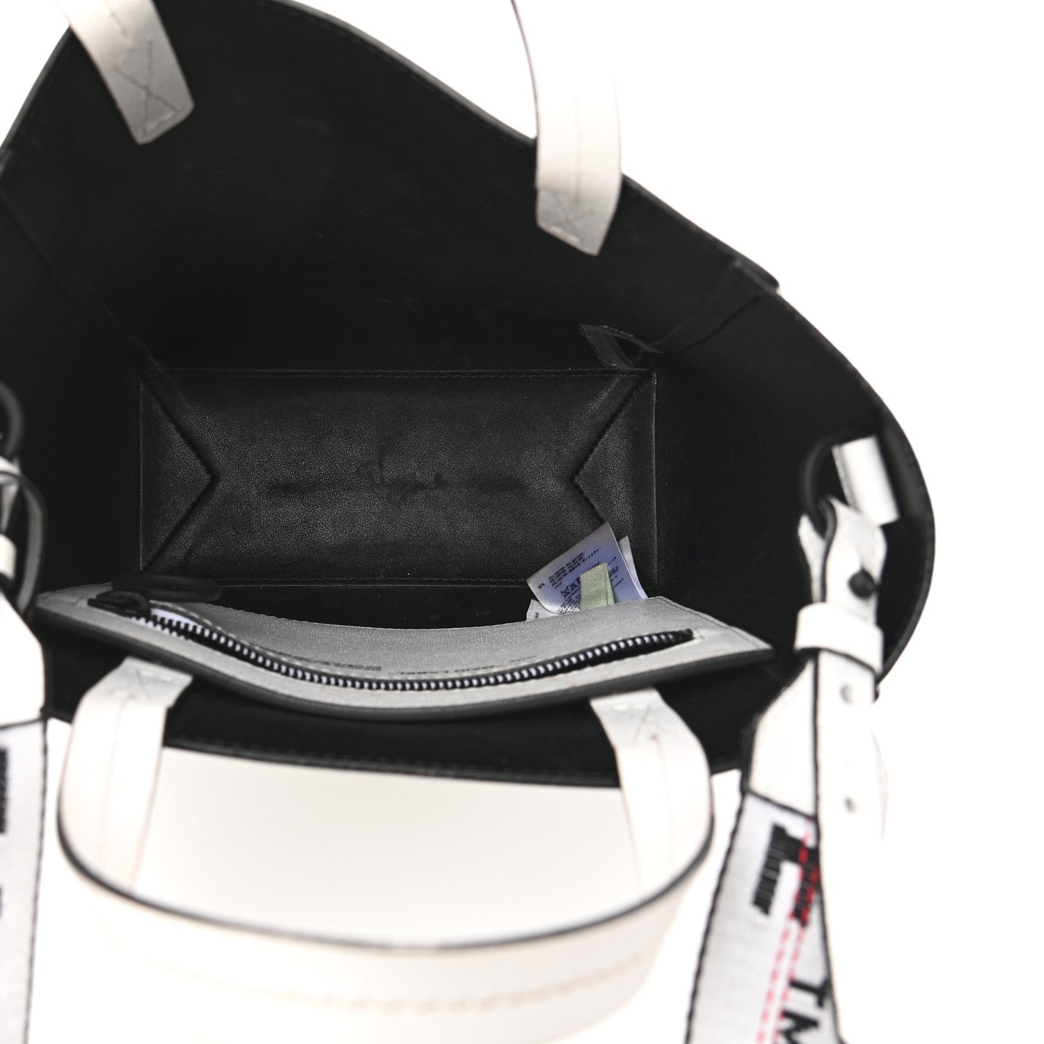 Off-White Calfskin Sculpture Tote Bag White 5 of 18