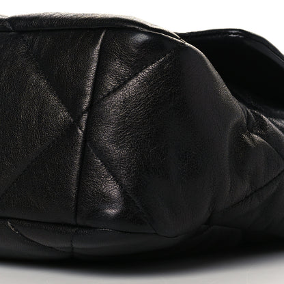 Chanel Goatskin Quilted Large Chanel 19 Flap Black 10 of 10