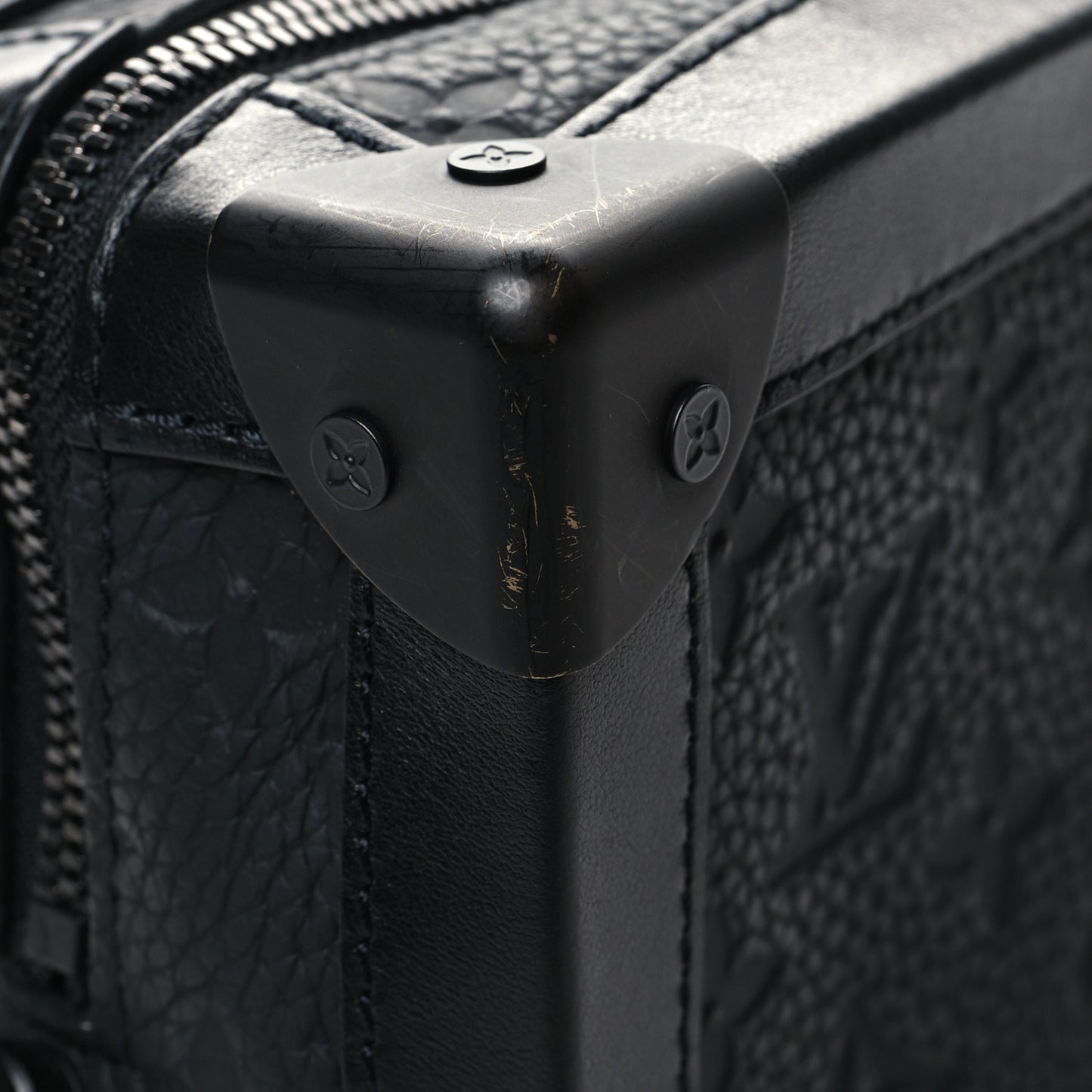 Taurillon Monogram Solar Ray Soft Trunk Black