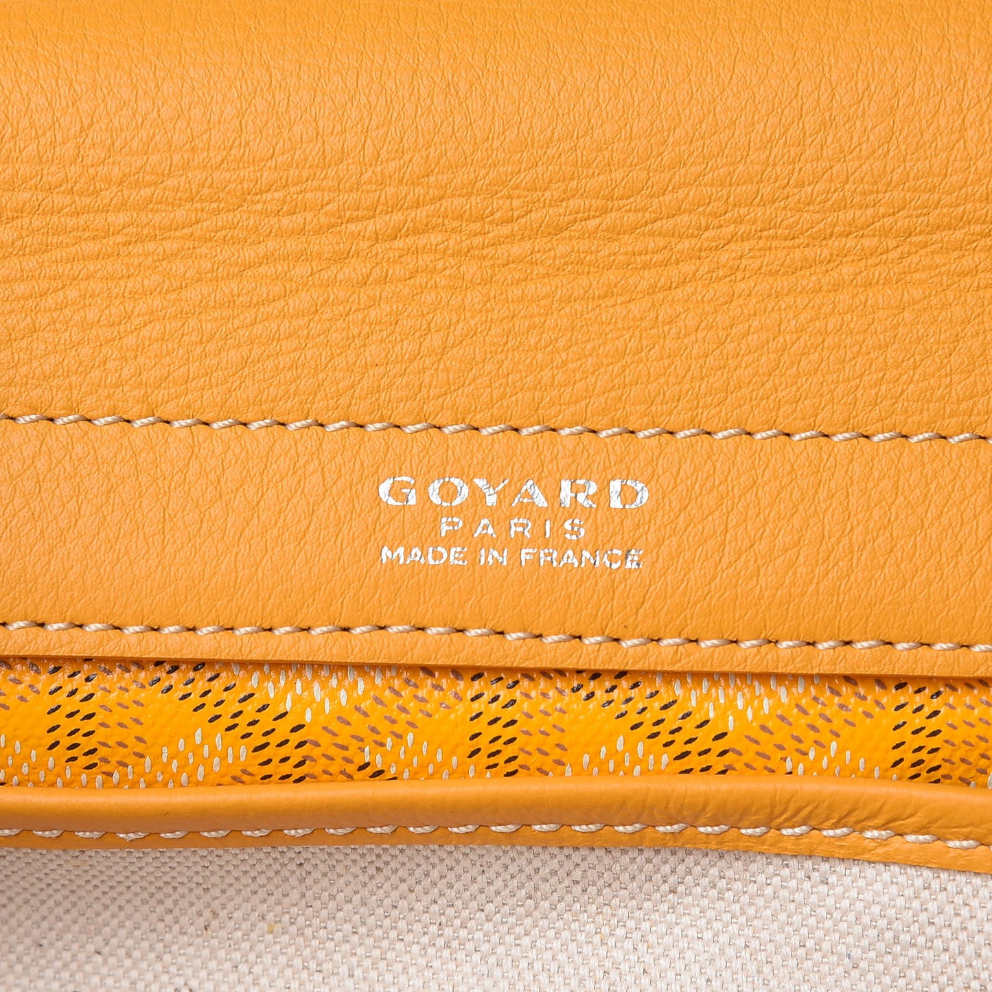 Goyardine Rouette PM Yellow