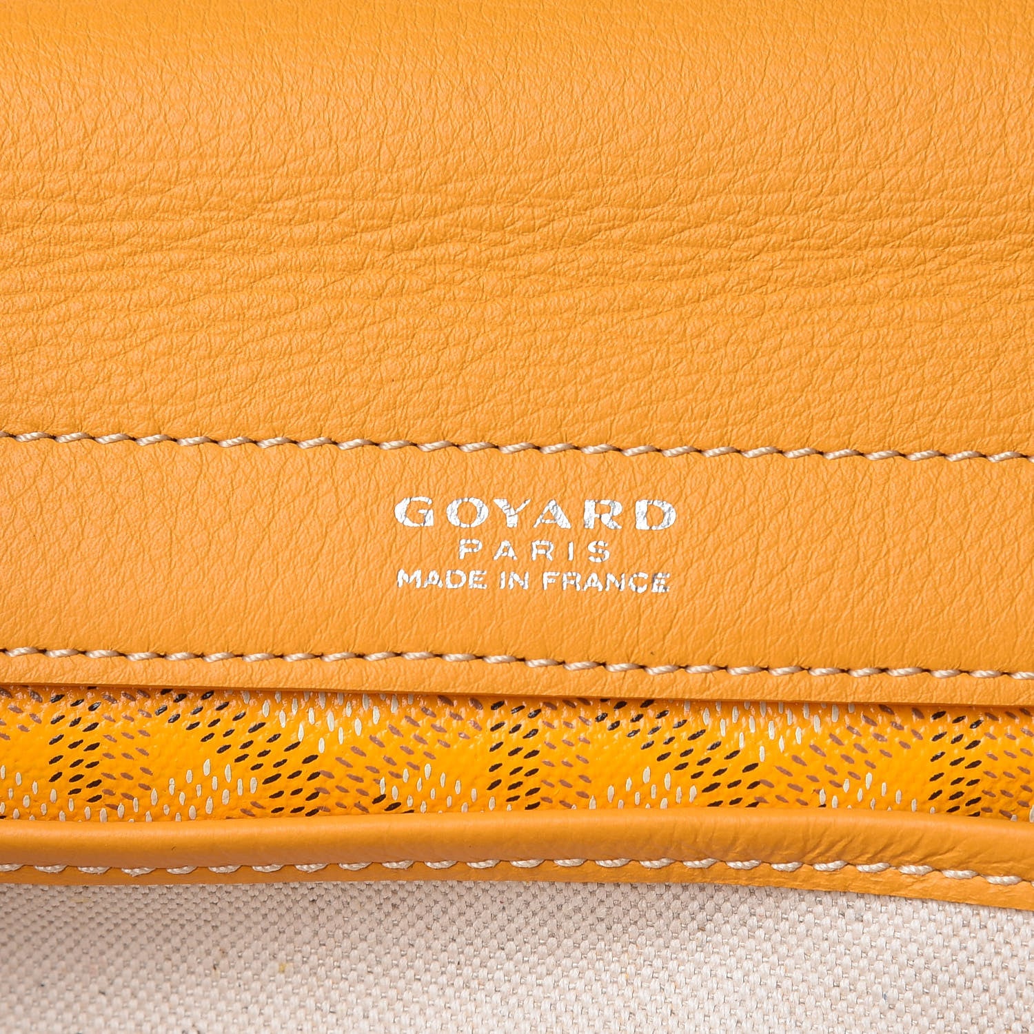 Goyard Goyardine Rouette PM Yellow 10 of 19