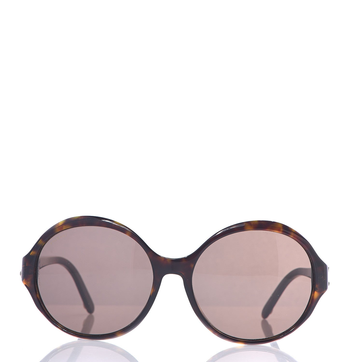 Bulgari Round Crystal Sunglasses 8033-B Tortoise 2 of 7