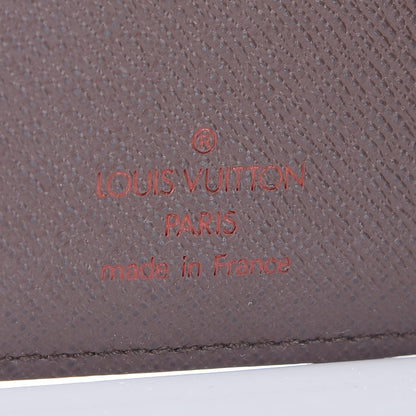 Louis Vuitton Damier Ebene Medium Ring Agenda Cover 6 of 8