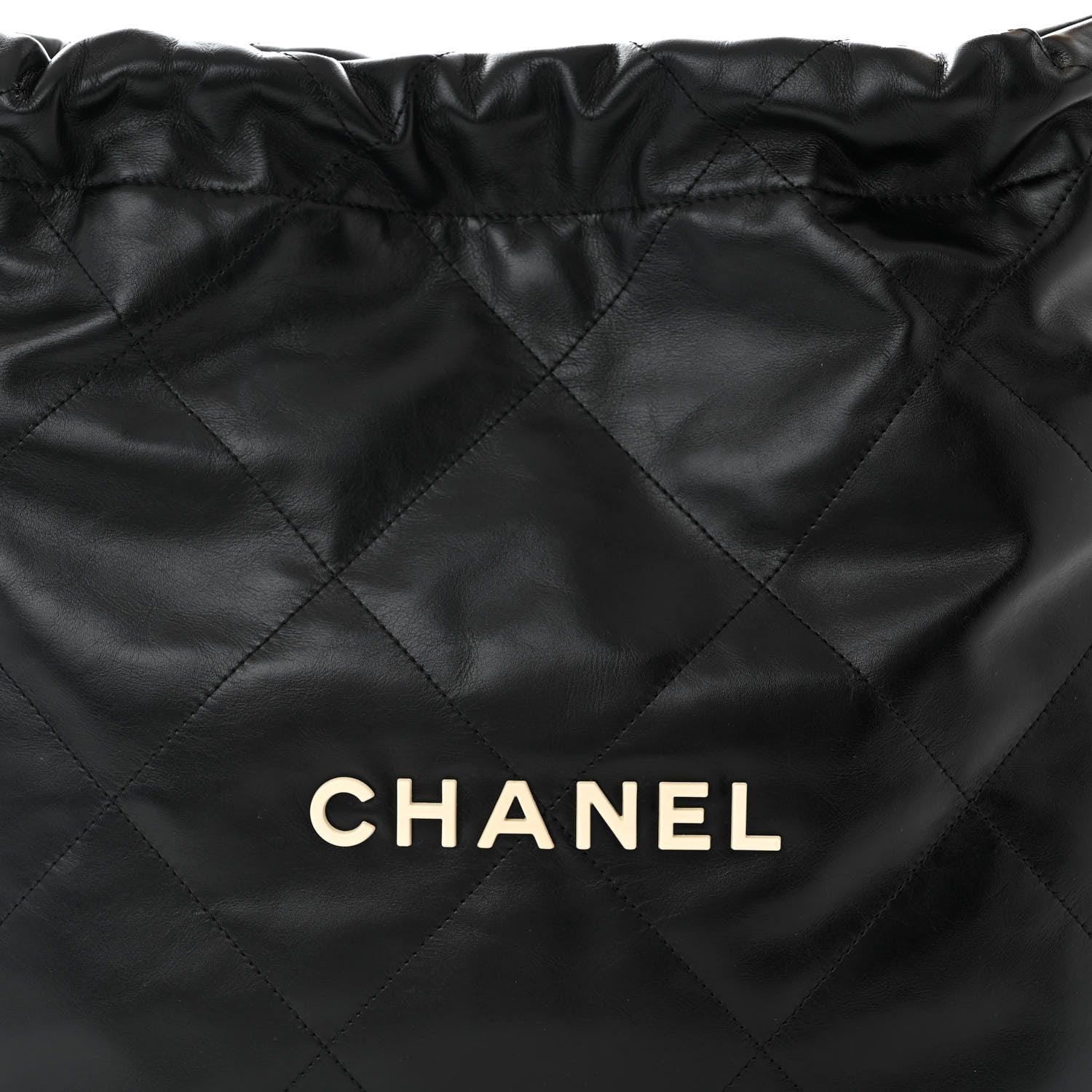 Chanel Calfskin Quilted Small Chanel 22 Black 9 of 12