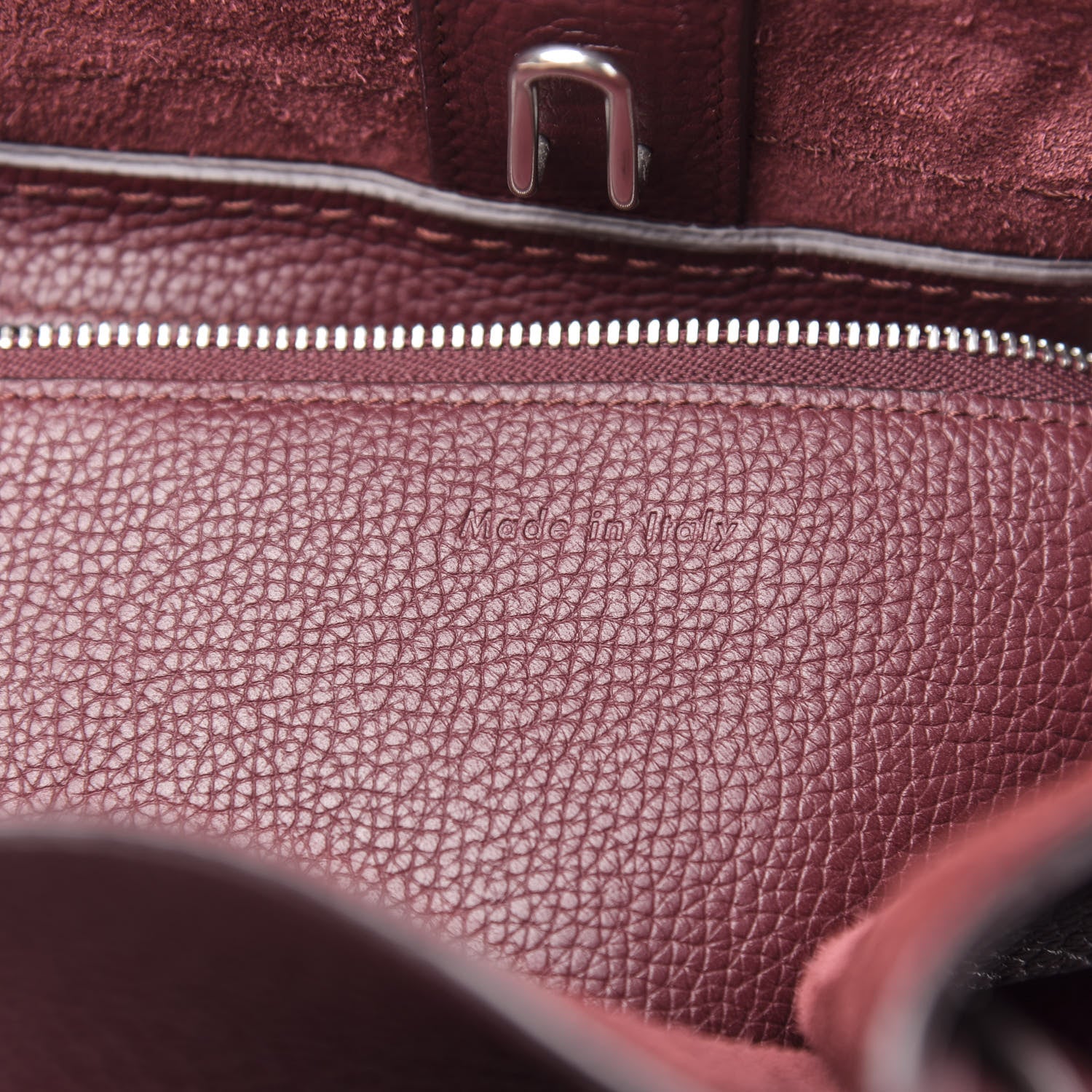 Celine Supple Grained Calfskin Long Strap Small Big Bag Light Burgundy 6 of 10