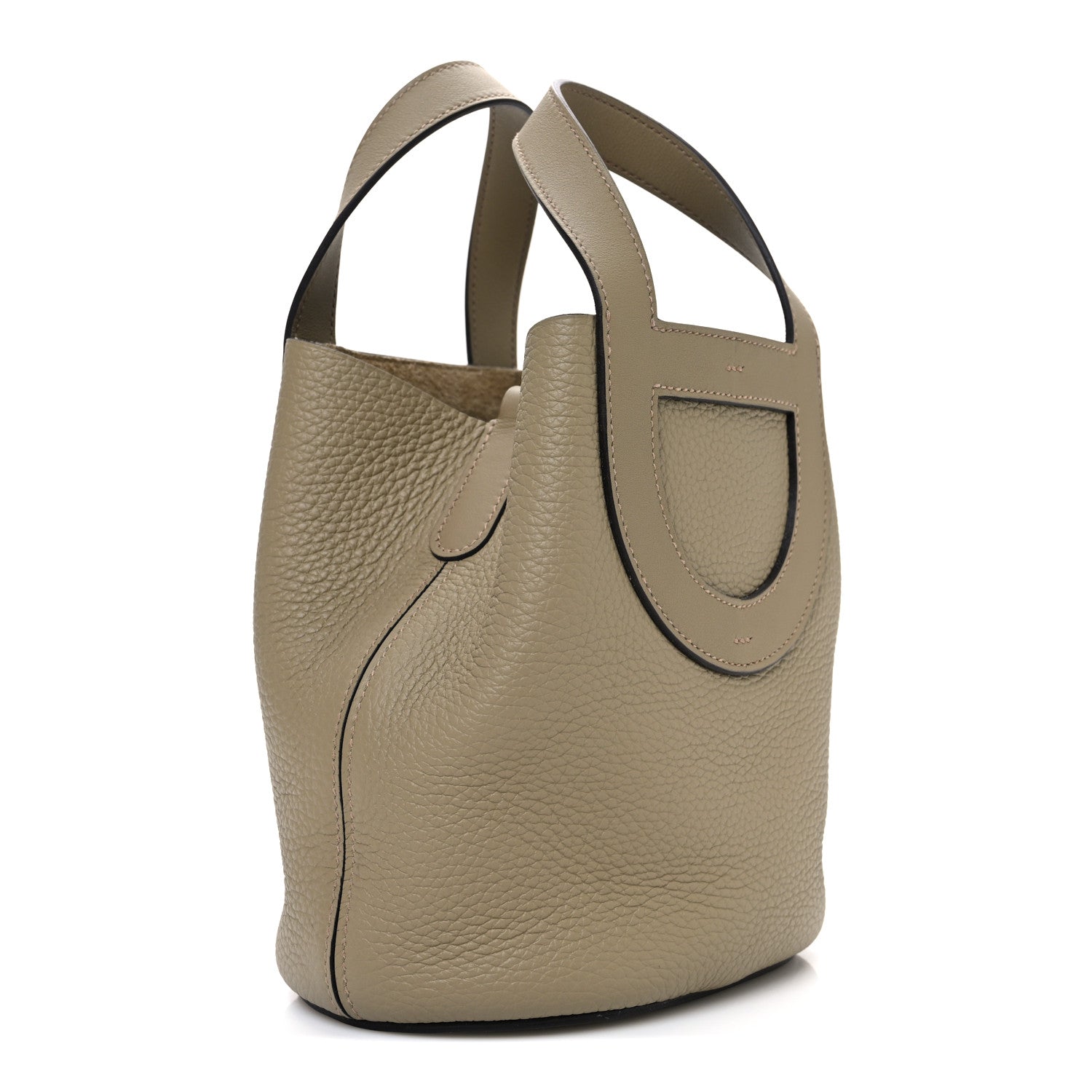 Hermes Taurillon Clemence Swift In-The-Loop 18 Bag Beige Marfa 3 of 11