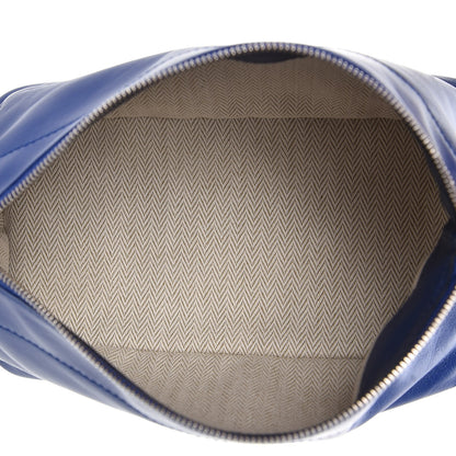 Hermes Lambskin Tohubohu Pouch PM Bleu Electrique Bleu Saphir 5 of 8