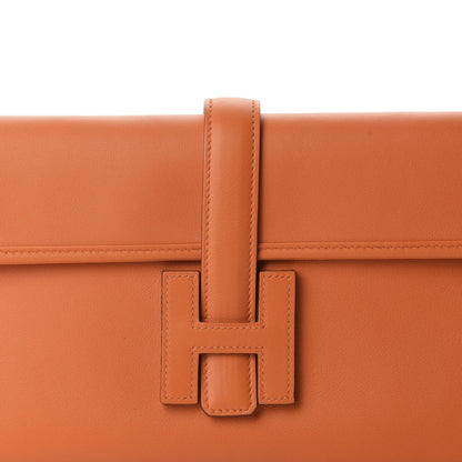 Hermes Swift Jige Elan 29 Clutch Orange 9 of 9