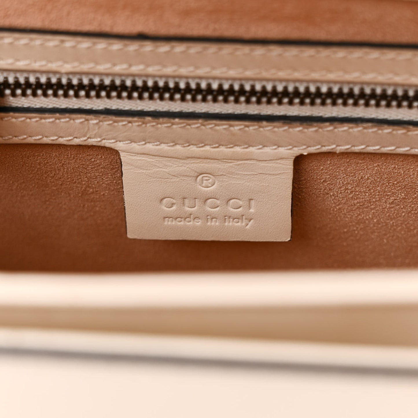 Calfskin Sylvie Web Small Queen Margaret Top Handle Bag White