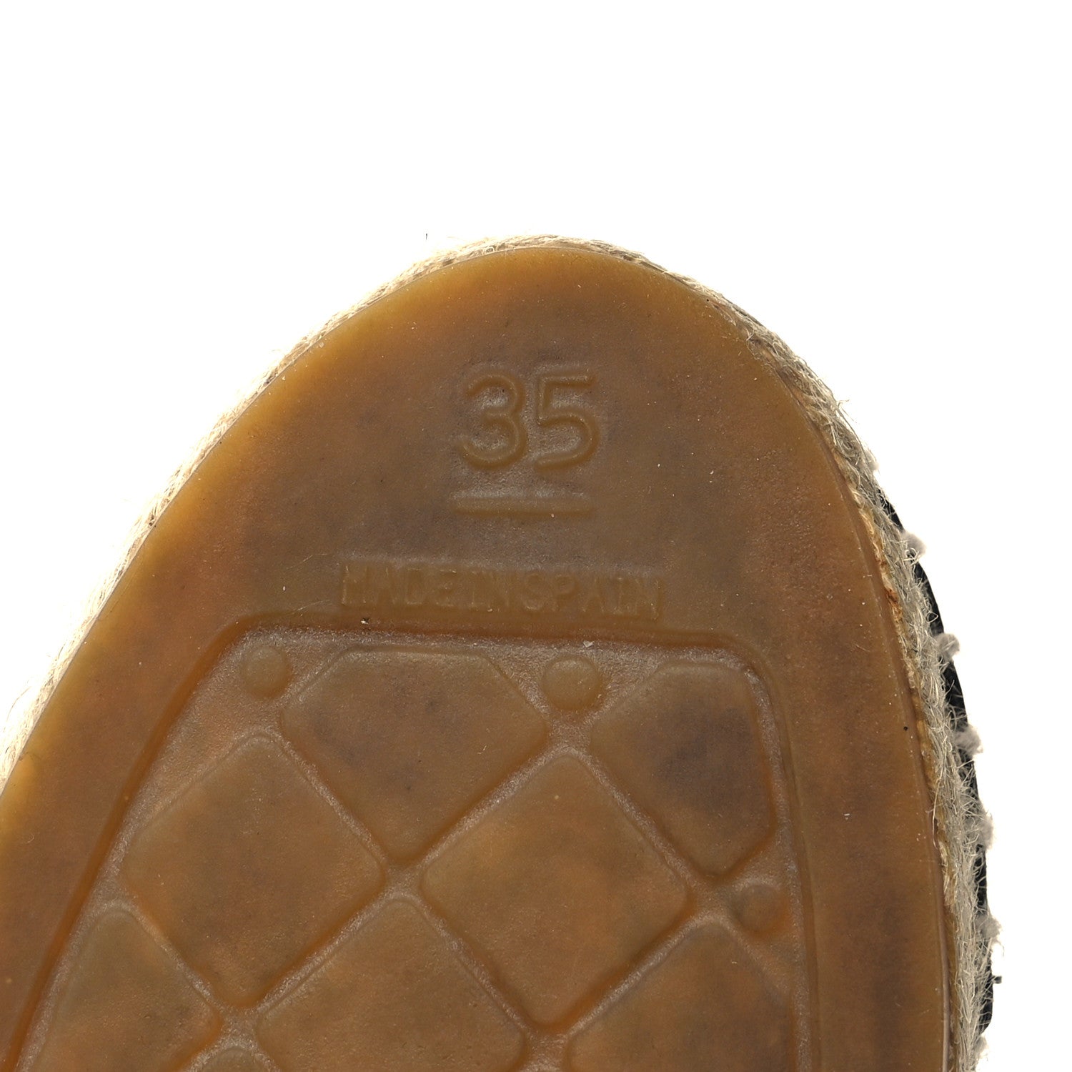 Chanel Mesh Grosgrain CC Espadrilles 35 Purple Black 6 of 8