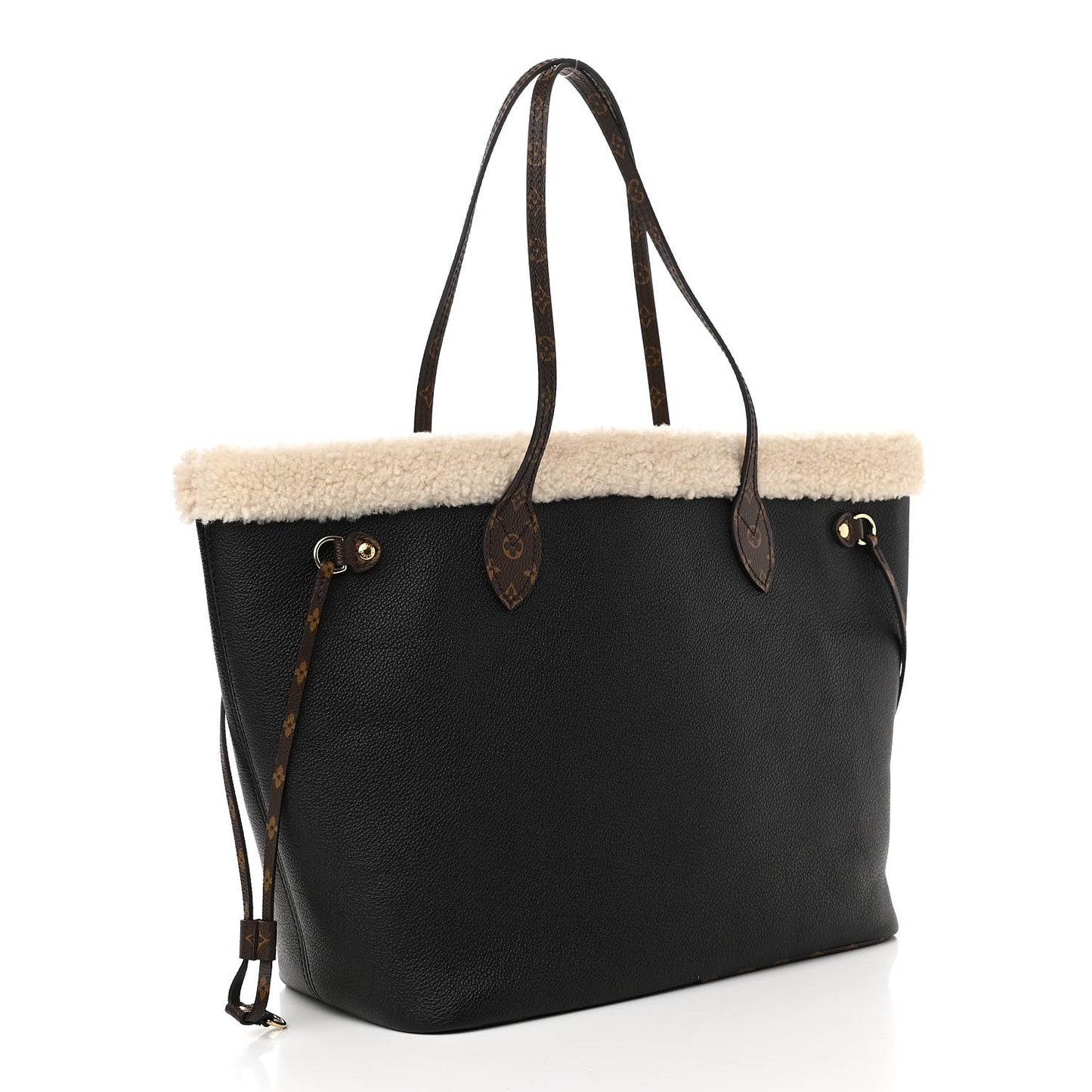 Calfskin Monogram Teddy Neverfull MM Black