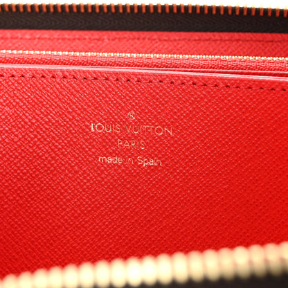 Louis Vuitton Damier Ebene 2020 Christmas Animation Bumper Cars Zippy Wallet Coquelicot 6 of 7