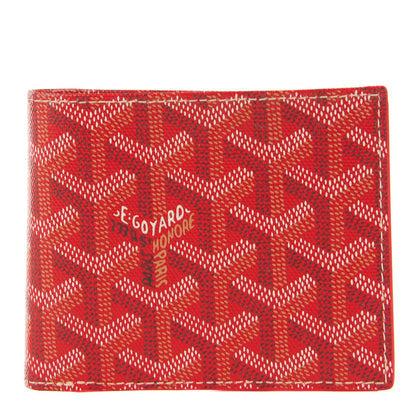 Goyard Goyardine Bi-Fold Wallet Red 1 of 7