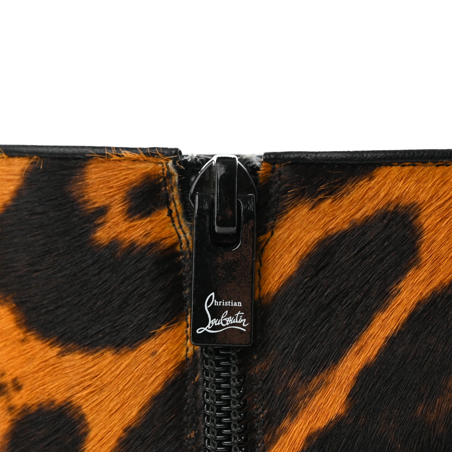 Christian Louboutin Pony Hair Leopard Print So Kate Booty 85 Ankle Boots 36 12 of 13