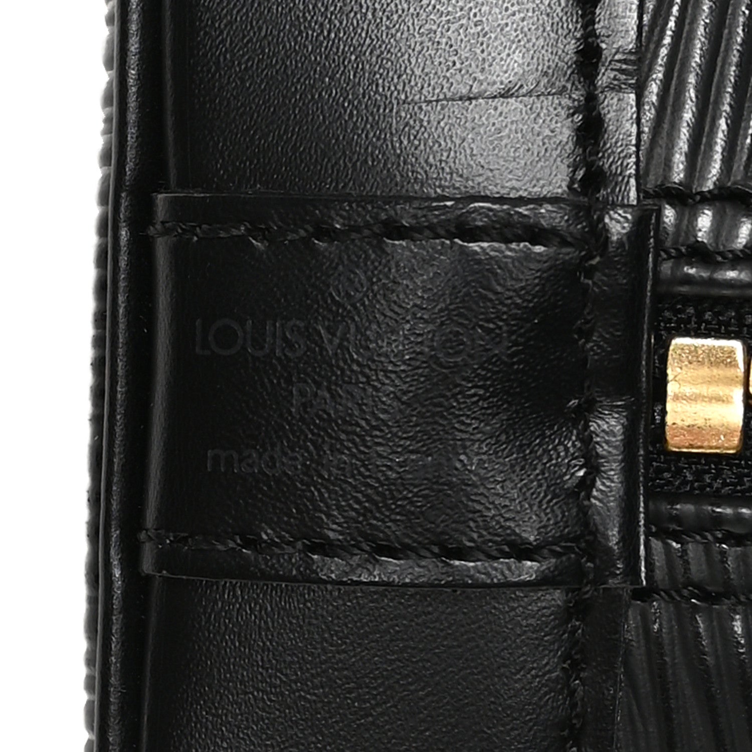 Louis Vuitton Epi Alma PM Black 6 of 11